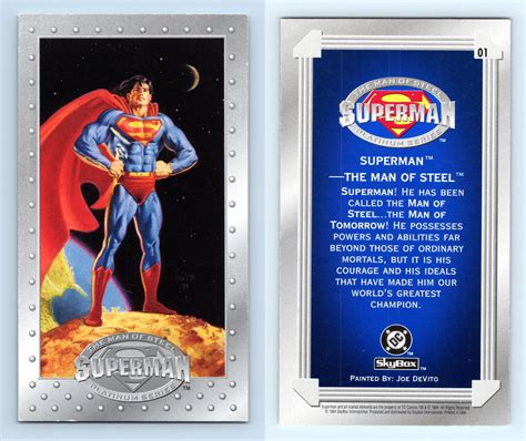 skybox superman platinum cards